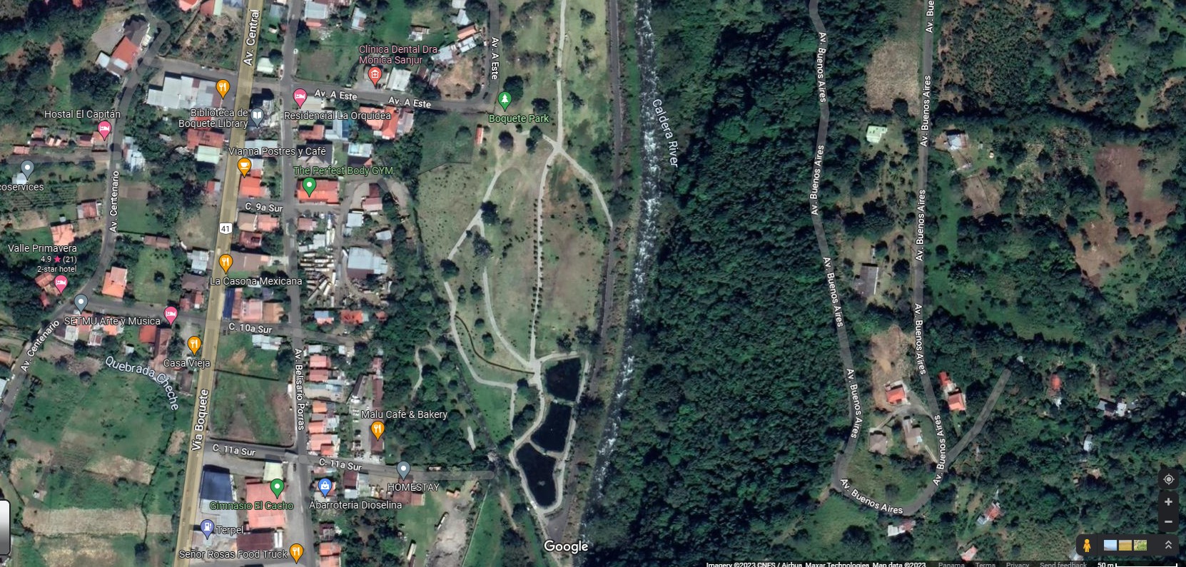 Boquete's Park by the River